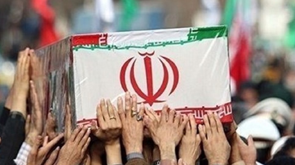 مراسم تشییع و تدفین شهید گمنام در مشهد