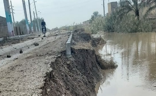 لزوم لایروبی نهر کشاورزی روستای گاهن شادگان