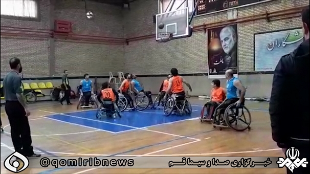 پیروزی تیم بسکتبال با ویلچر شیمیدر قم برابر حریف زنجانی