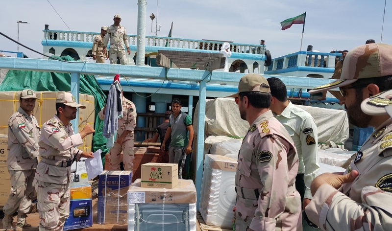 مرزبانی بوشهر ۴۷ میلیارد ریال کالای قاچاق کشف کرد