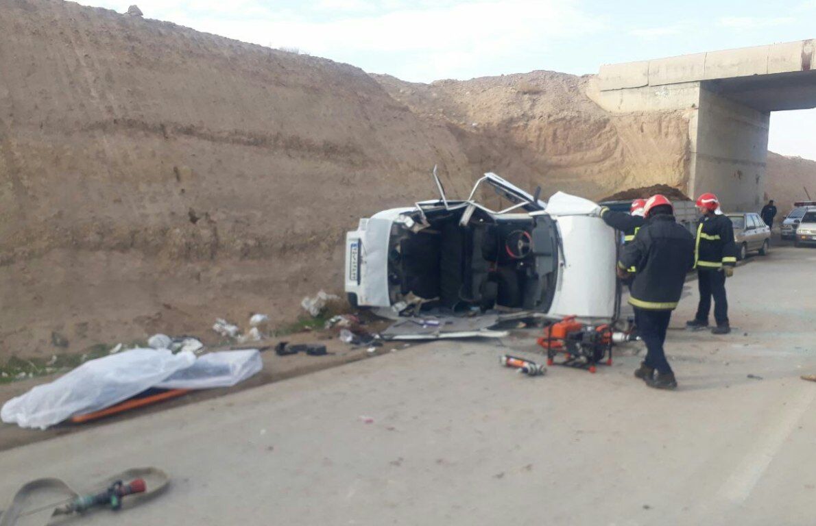 یک کشته و سه مصدوم در اثر حادثه رانندگی در آران و بیدگل