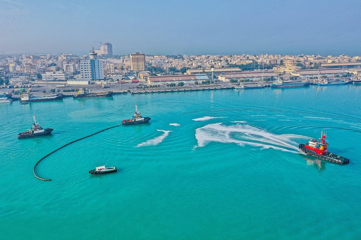 برگزاری تمرین مقابله با آلودگی نفتی و جستجو و نجات دریایی در بوشهر