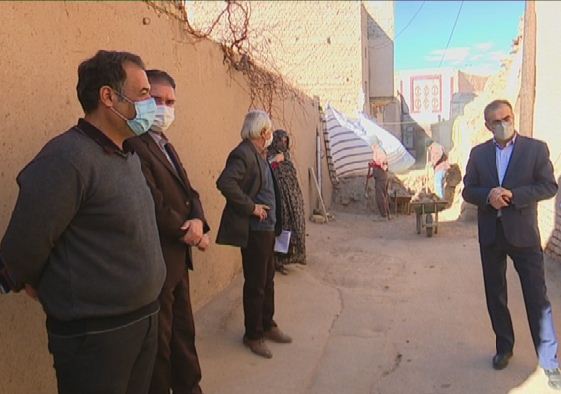 ریزش دو دیوار خانه قدیمی دربافت تاریخی شهر یزد