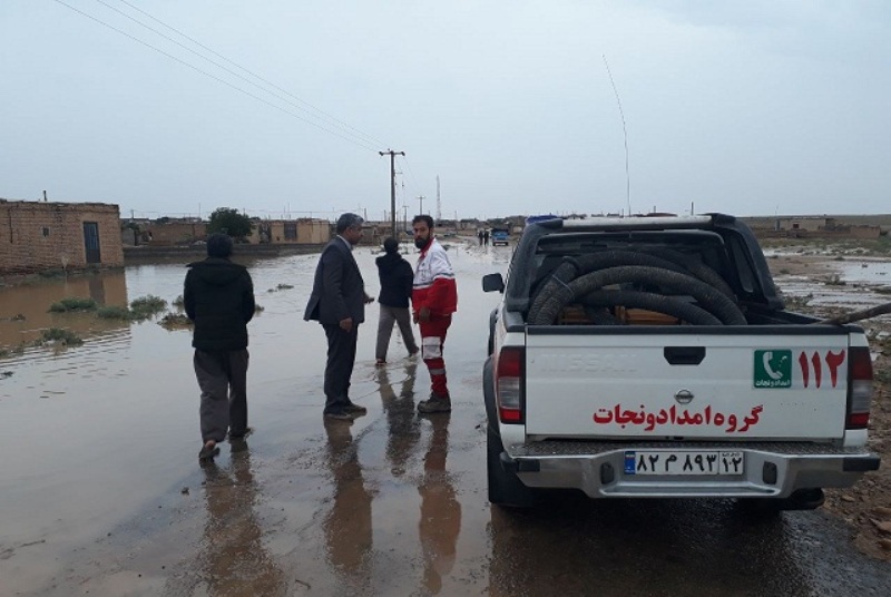 بازدید مدیر کل مدیریت بحران خراسان رضوی از مناطق سیل زده صالح آباد