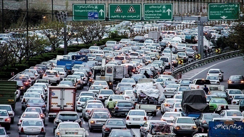 ترافیک صبحگاهی سنگین در معابر اصلی پایتخت