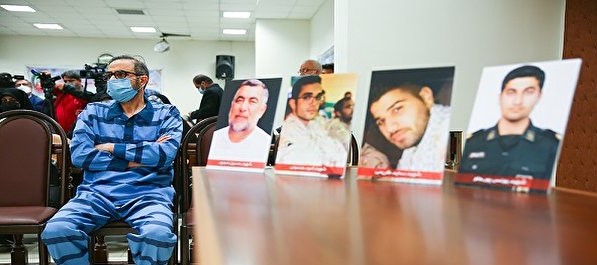 محاکمه سرکرده گروهک تروریستی حرکة النضال باحضور خانواده‌های شهدا