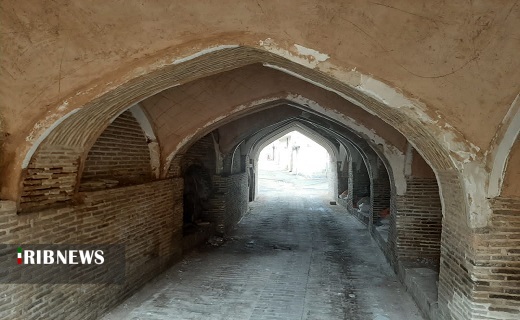 مرمت ساباط تاریخی کاروان در دزفول + عکس