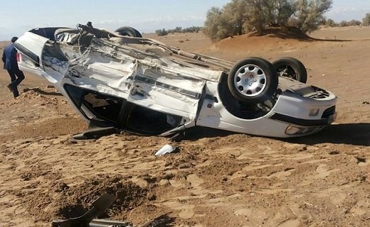 کشته و مصدوم شدن ۲ نفر در حادثه رانندگی