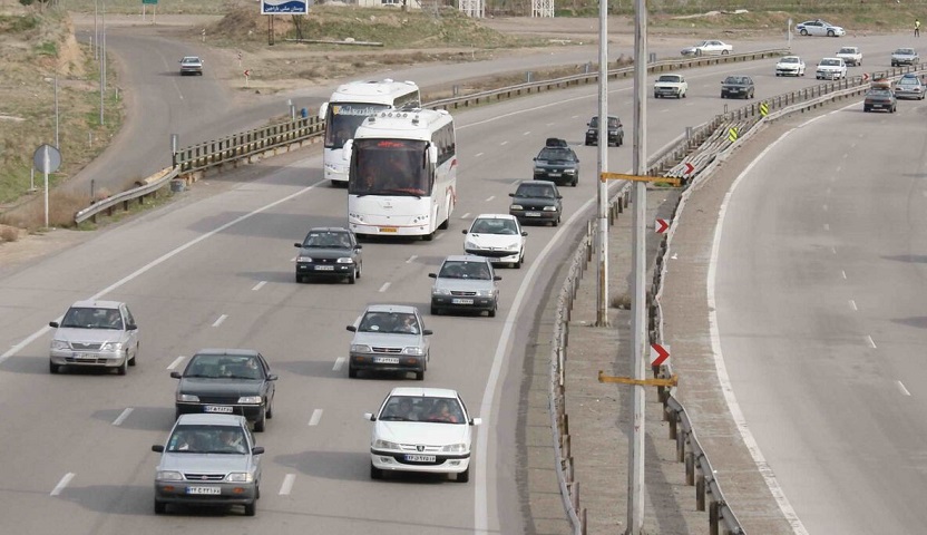 افزایش تردد خودروها در جاده‌های آذربایجان‌ شرقی