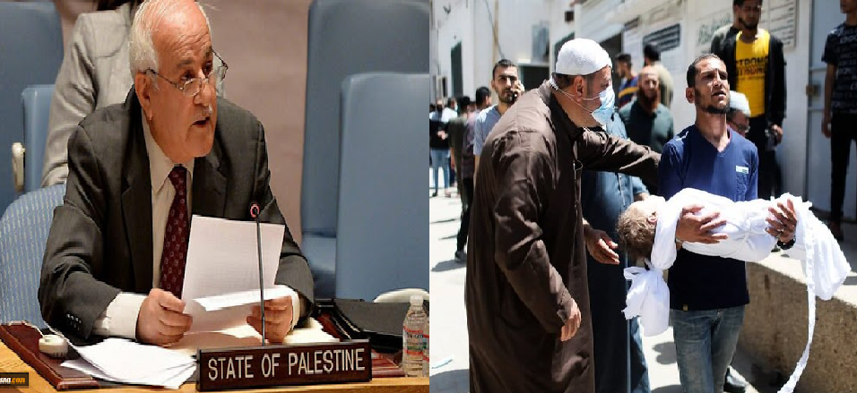 نامه نماینده فلسطین به مسئولان سازمان ملل