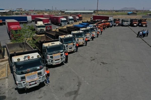 جابجایی ۱۱ میلیون تن کالا توسط ناوگان جاده‌ای آذربایجان غربی
