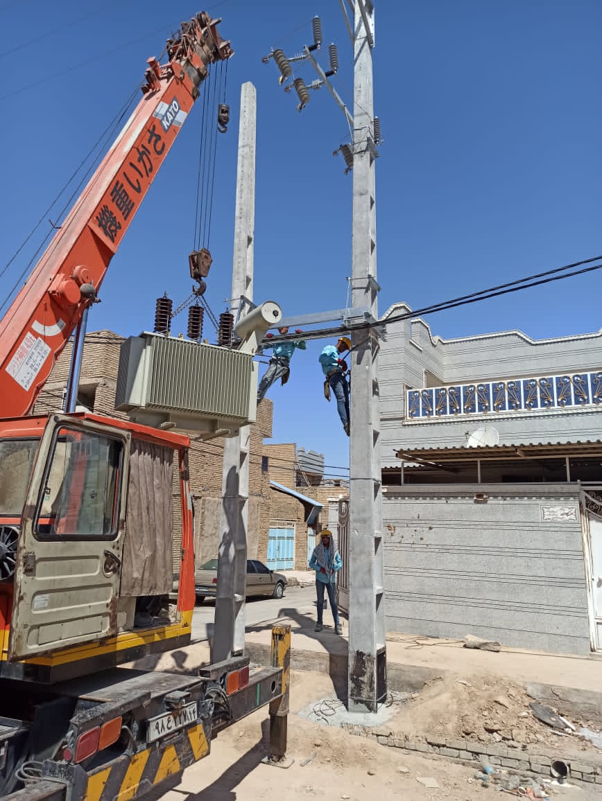 بهره‌برداری از شبکه برق در روستا‌های غیزانیه اهواز