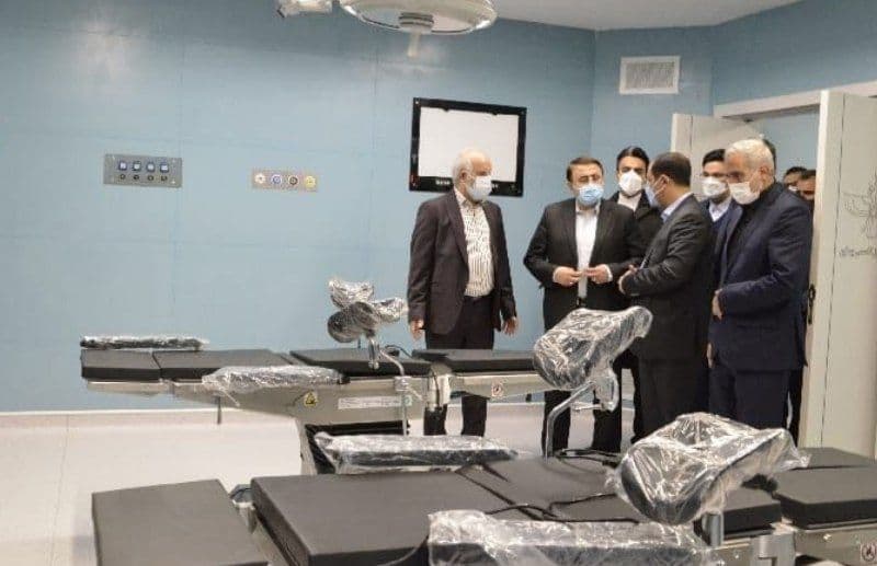 افتتاح کلینیک چشم پزشکی و بخش ccu بیمارستان بیستون کرمانشاه