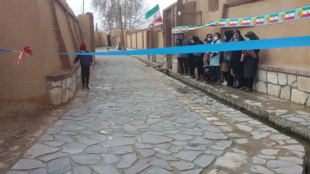 افتتاح طرح هادی در روستای فیروزی اباده