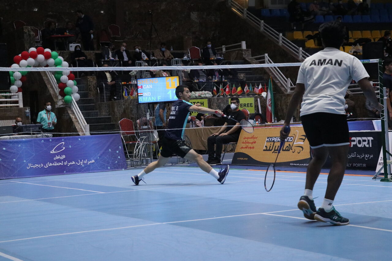 اعلام نتایج مرحله نخست مسابقات بین المللی بدمینتون بزرگسالان در شیراز