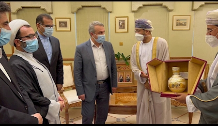 دیدار وزیر صنعت، معدن و تجارت ایران با وزیر خارجه عمان