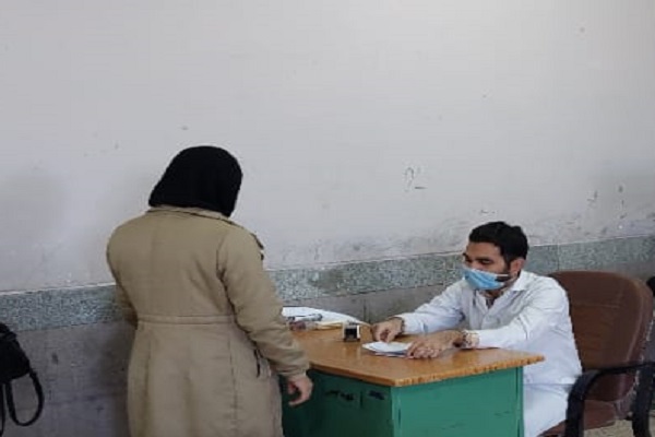 توقف کاروان سلامت در شهرک مدنی ماهشهر + تصاویر