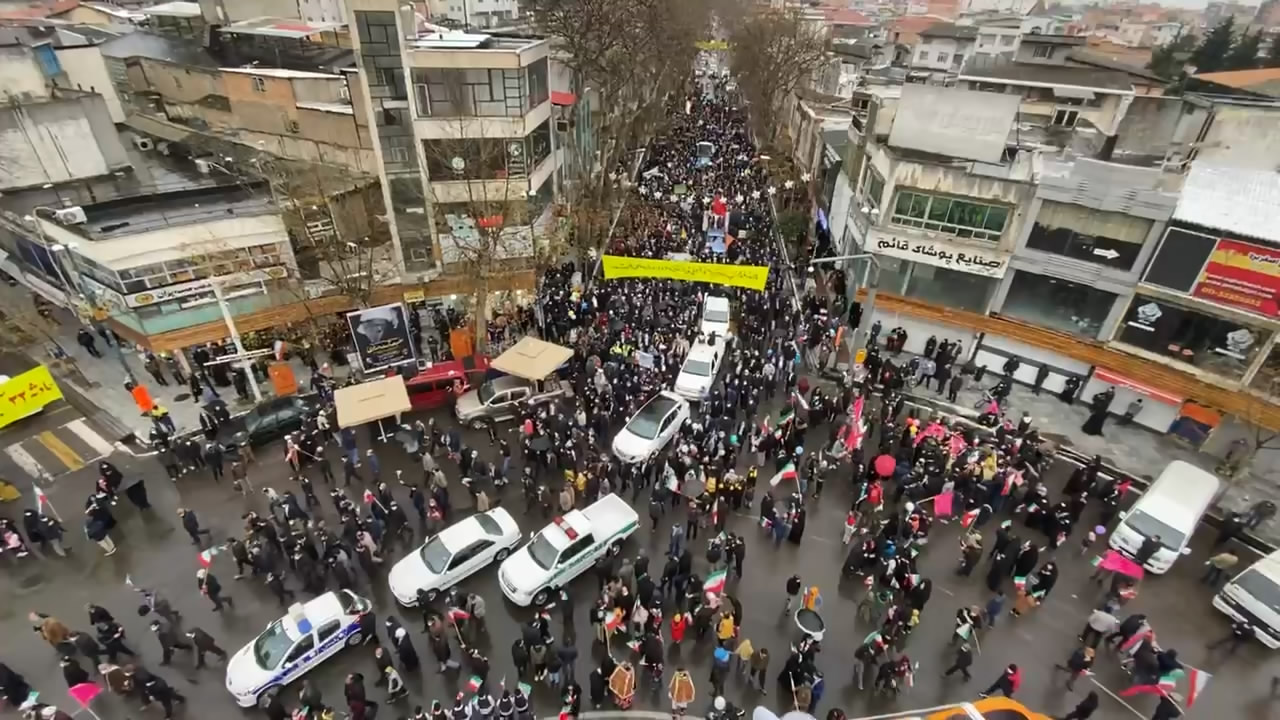 آغاز راهپیمایی یوم الله ۲۲ بهمن در مازندران