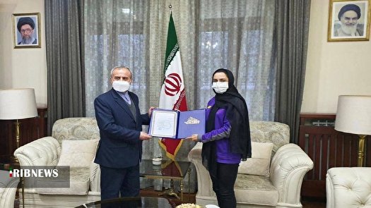 تجلیل رئیس فدراسیون دوومیدانی از سفیر ایران در صربستان