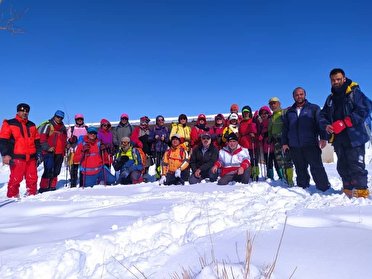 نجات کوهنوردان گرفتار در گردنه ایلوند طالقان
