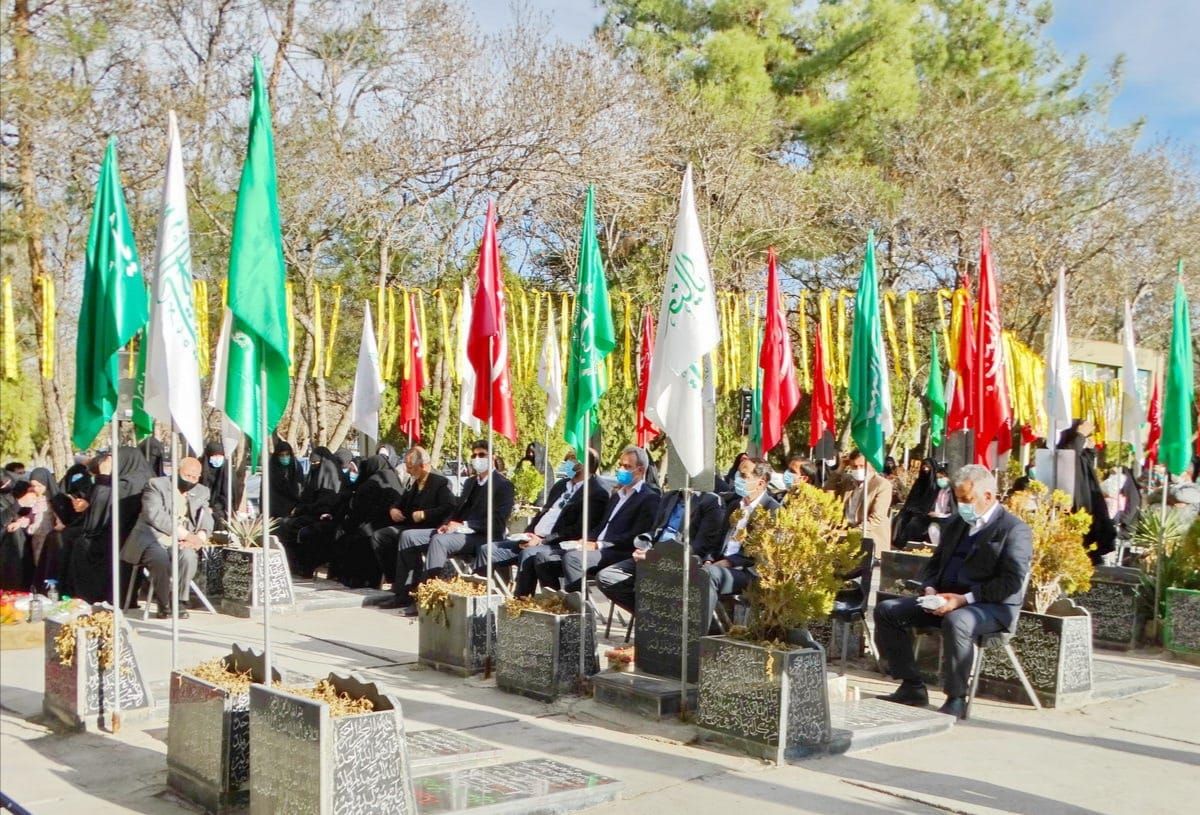 برگزاری مراسم بزرگداشت شهید مدافع حرم محمدی منفرد در بهشت رضا (ع) مشهد