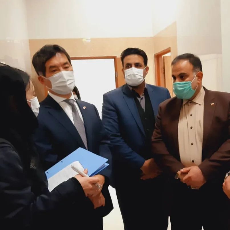 بازدید سفر ژاپن از بیمارستان امام علی اندیمشک
