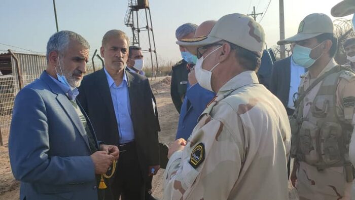 بازدید از معاون امنیتی و انتظامی وزیر کشور از مرزهای خوزستان