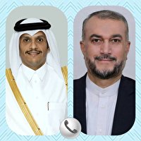 گفتگوی تلفنی امیرعبداللهیان با وزیر خارجه قطر