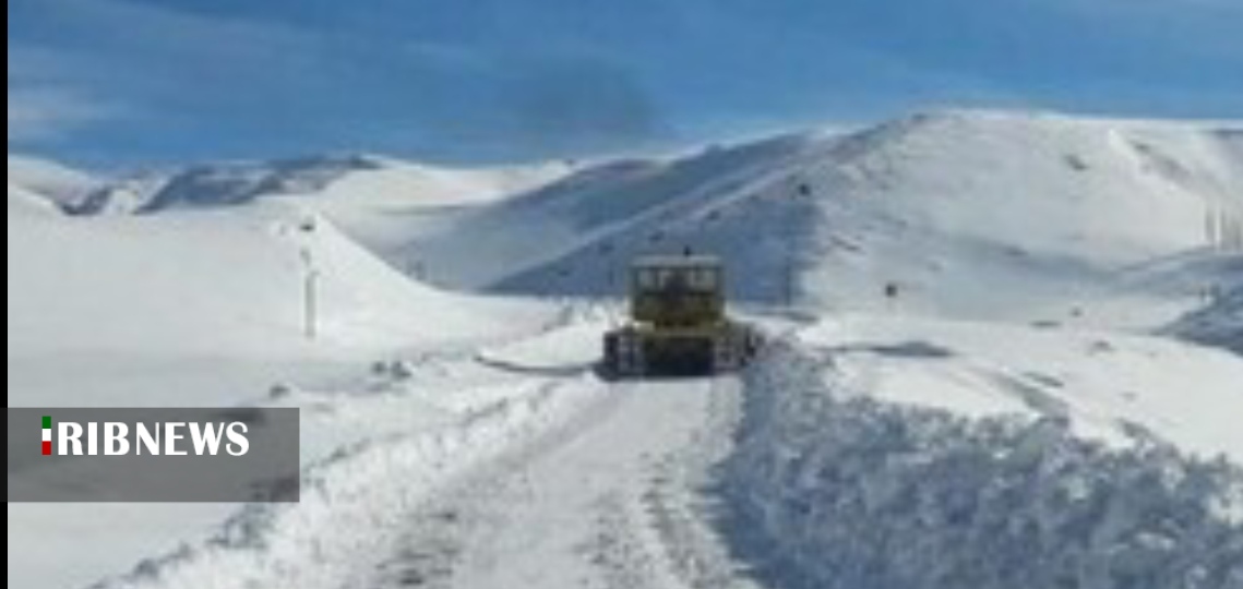 بسته شدن جاده اندیکا _ شهرکرد بر اثر بارش برف
