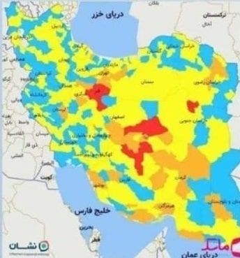 افزایش رنگ های نارنجی و زرد در سیستان و بلوچستان