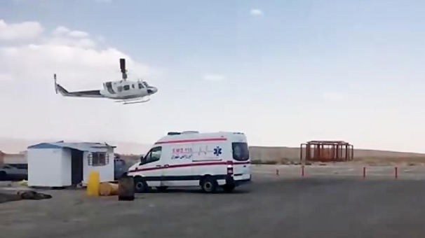 امداد هوایی به ۲ بیمار در لالی