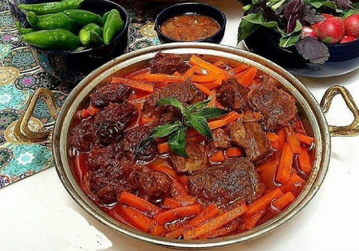 چلوخورشت هویج تبریزی با طعمی بی نظیر