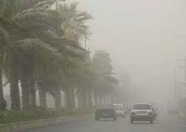 آسمان خوزستان در گیر و دار باران و خاک