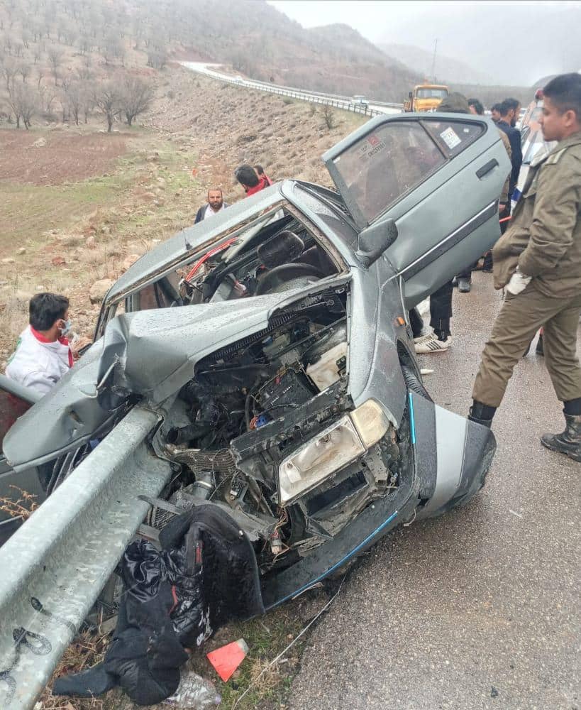 مرگ دلخراش مادر جلوی چشمان فرزند درجاده یاسوج