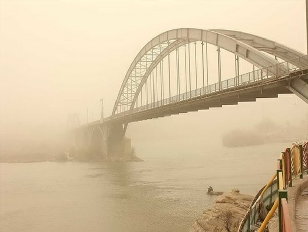 آلودگی هوای پنج شهر خوزستان