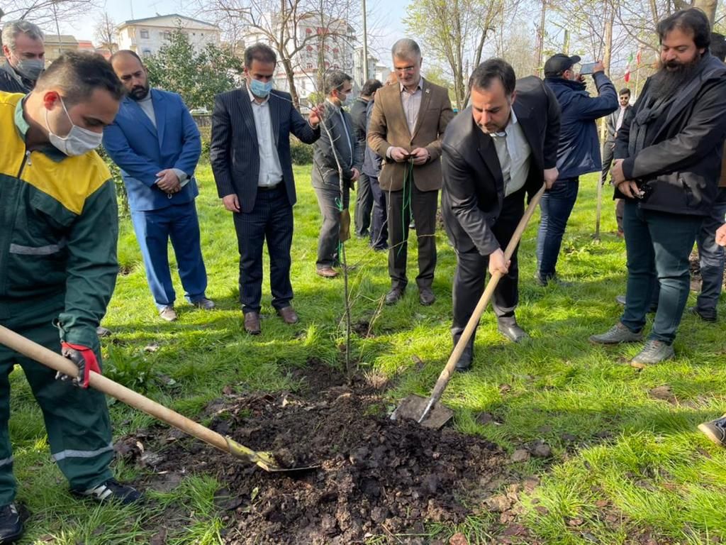 پویش ایران سرسبز به نام متبرک شهدای ورزشکار