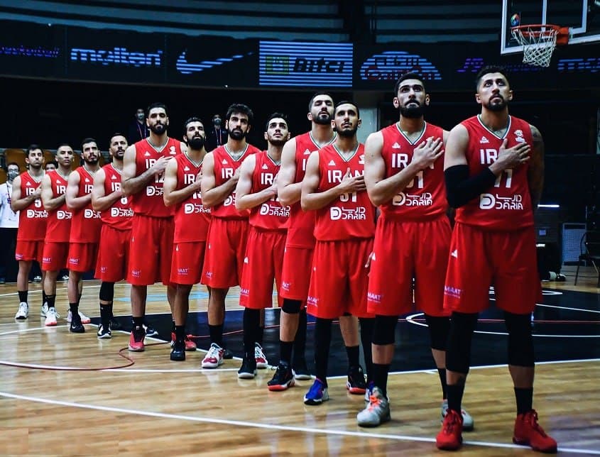 بسکتبال ایران در جایگاه ۲۳ جهان