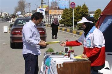 هلال احمر خوزستان آماده برای خدمت به مسافران نوروزی