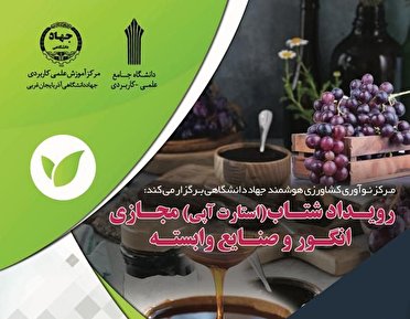 برگزاری رویداد کمک نوآورانگور در آذربایجان غربی