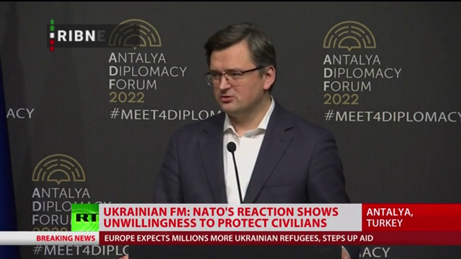 انتقاد وزیر امور خارجه اوکراین از ناتو