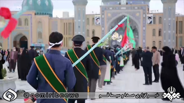 مراسم عهد خادمی در مسجد مقدس جمکران