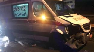 تصادف مرگبار خودرو سواری با آمبولانس اورژانس در شهرستان انزلی