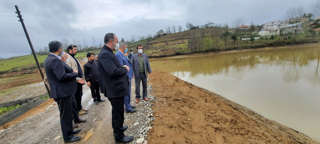 مرمت و بازسازی ۲ آب بندان در سیاهکل