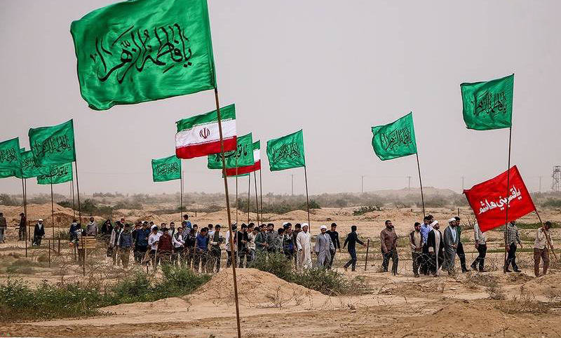 زنده نمایی خاطرات دفاع مقدس در یادمان میشداغ