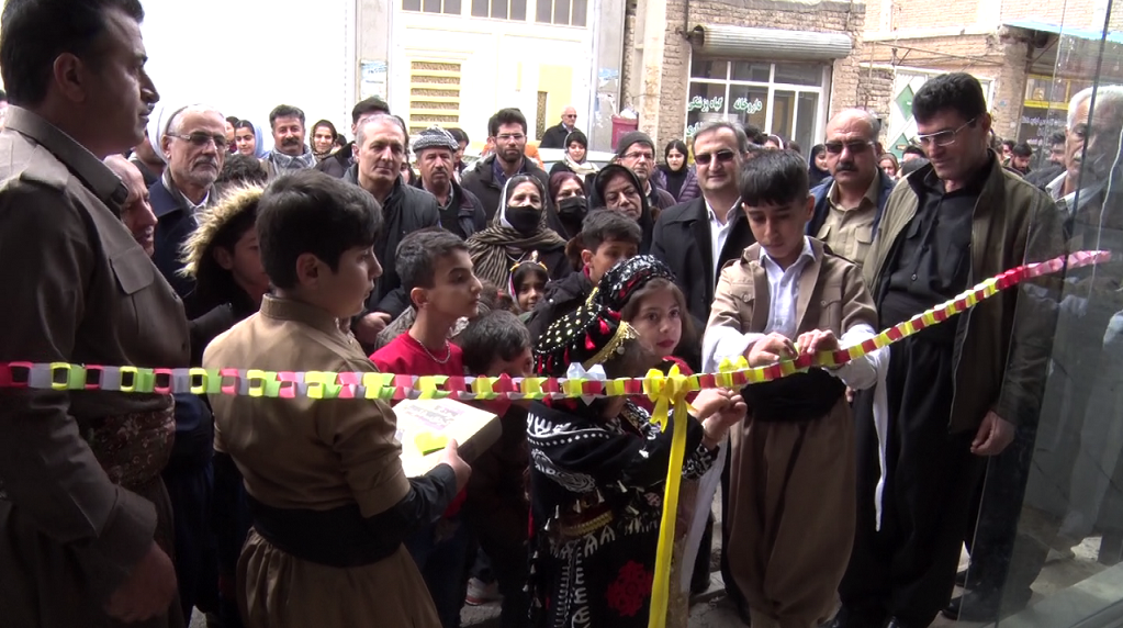 افتتاح کتابخانه روستای یوسفکند مهاباد