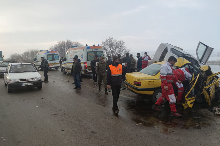 ۴ کشته و ۵ مصدوم در دو سانحه رانندگی در آذربایجان شرقی
