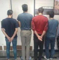 دستگیری راننده و سرنشینان متخلف نیسان با شلیک پلیس