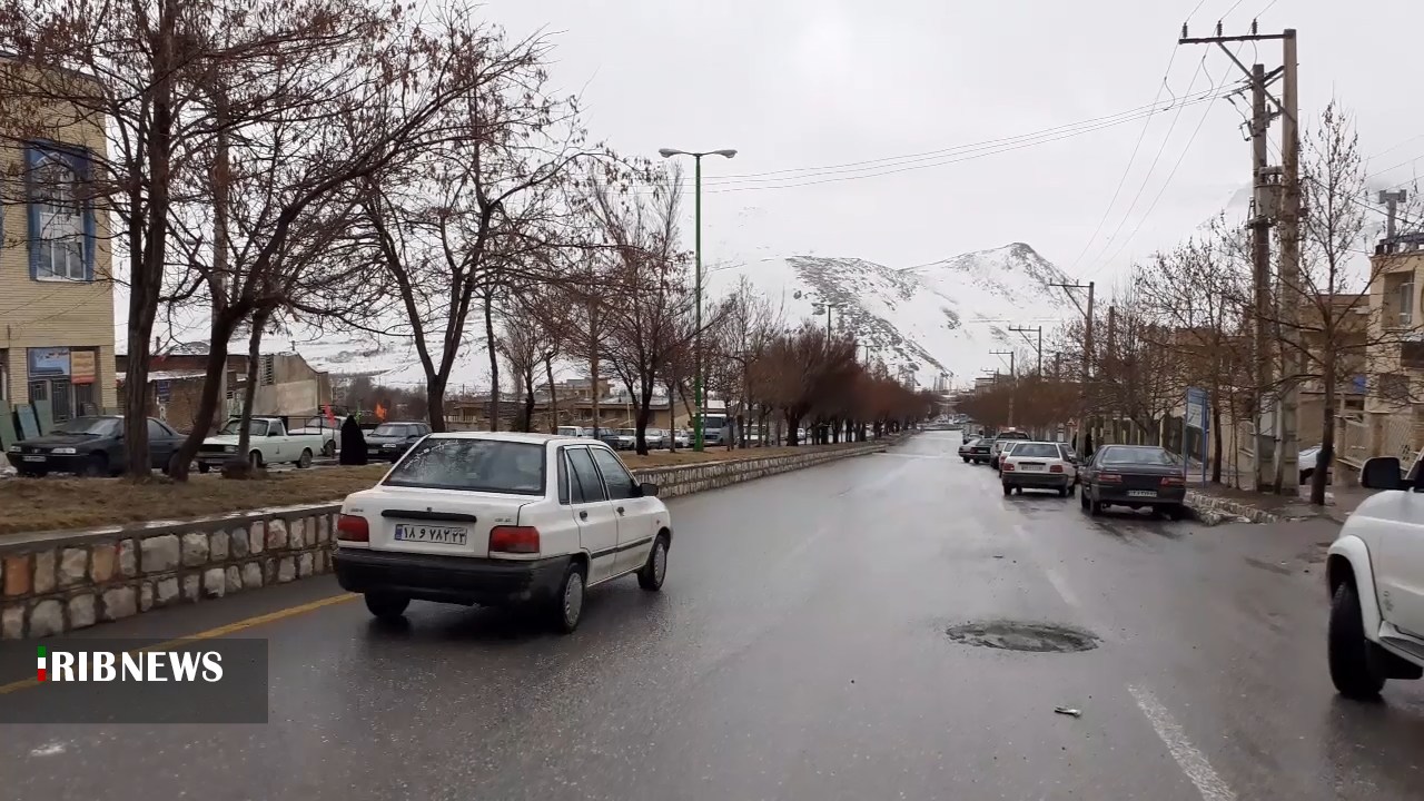 بارش برف زمستانی در فریدونشهر