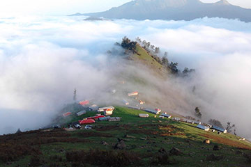 گرمی آفتاب زمستانی در گیلان