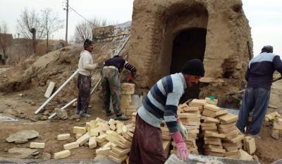 آغاز مرحله نخست مرمت حمام تاریخی روستای غرقاب گلپایگان